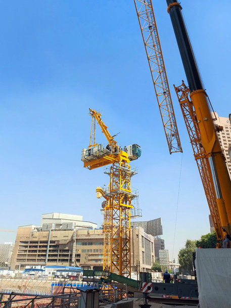 IDP erects Egypt’s first Potain MCR 295 cranes for prestigious Maspero Triangle project